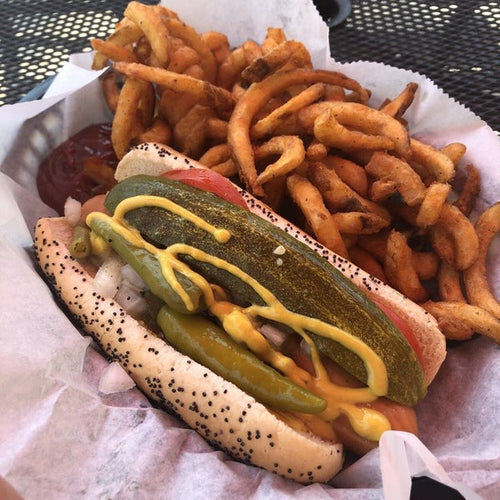 The Chicago dog & fries