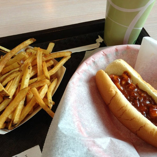 I wish we were in Mexico Hotdog & Fries