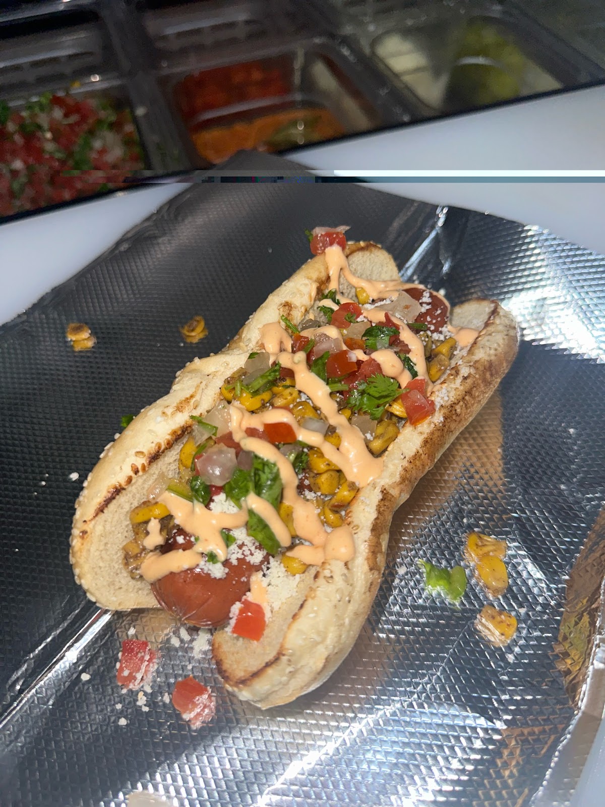 The I wish we were in Hawaii Hot Dog & Fries!